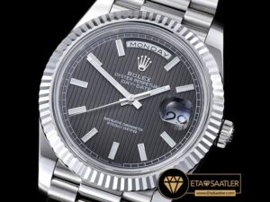 RDD0202B - DayDate 40mm SSSS Black Tux Fluted Noob A3255 Mod - 01.jpg